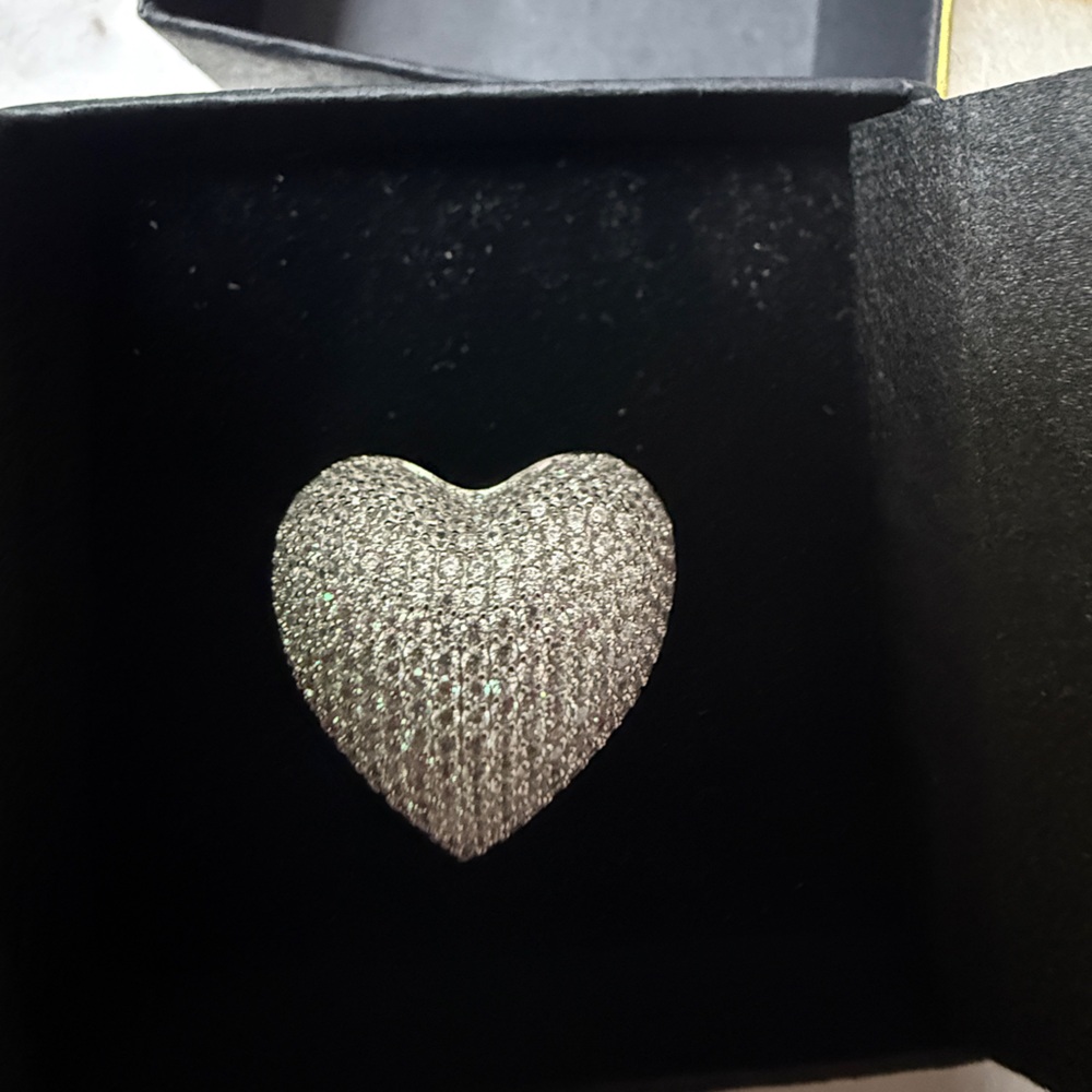MSilver Heart Ring 925 SS